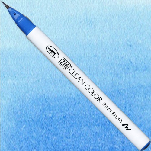 Clean Color Real Brush 037 CORNFLOWER BLUE pisak i kolor.jpg