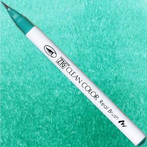 Clean Color Real Brush 042 TURQUOISE GREEN pisak i kolor.jpg