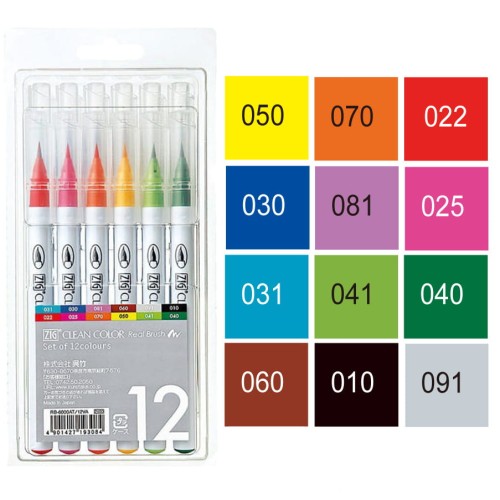 ZIG CLEAN COLOR Real Brush 12 colors set RB-6000AT-12VA opakowanie szare kolory.jpg