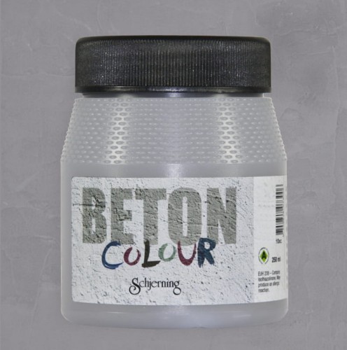 Schjerning Beton Colour 250ml 7647 Light Grey - pasta strukturalna efekt betonu kolor.jpg