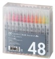 Kuretake Zig Clean Color Real Brush Zestaw 48 kolorów szare opakowanie.jpg