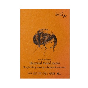 SMLTArt Authentic Mixed Media blok A5 klejony 200g 40ark 5MIXA-40