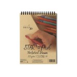 SMLTArt STARt Kraft Natural Brown blok A5 spirala 125g 20ark 5ES-20(125)NTB/TS