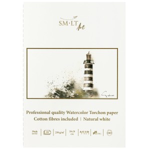 SMLTArt Professional Watercolor Torchon Szyty 20x28cm 250g 10ark AS-10(250)STPRO