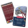 Derwent Pastel Pencils 12 pasteli w kredce kasetka otwarta.JPG