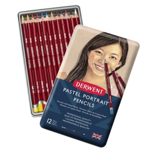 Derwent Pastel Pencil Skintones otwarta kasetka.JPG