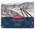 Derwent Tinted Charcoal 24 kolorowy węgiel w kredce 2301691 kasetka.JPG