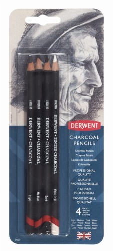 Derwent Charcoal węgiel w kredce 4szt. 39000.JPG