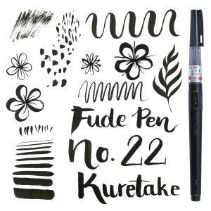 Kuretake ZIG Fude Pen No.22 - CNDM150-22s