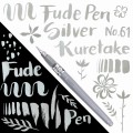Kuretake Fude Pen Silver No.61 DO150-61S wzornik.jpg