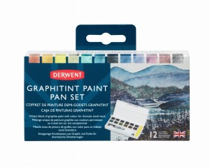 Derwent Graphitint Paint Pan Set 2305790 - 12 kolorów