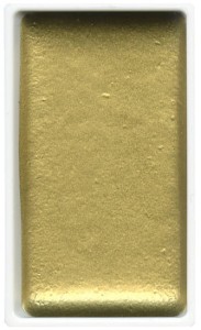 Kuretake Gansai Tambi 091 BLUISH GOLD