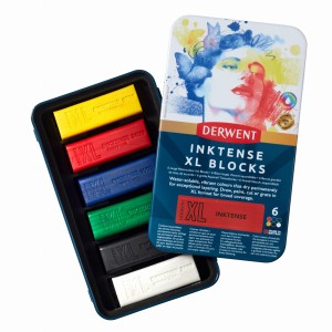 Inktense W Sztyfcie XL Komplet 6 szt Opakowanie Metalowe 2306161