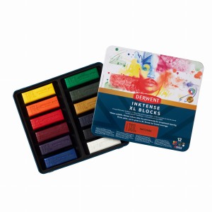 Inktense W Sztyfcie XL Komplet 12 szt Opakowanie Metalowe 2306162