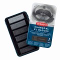2306196 Derwent Charcoal XL Blocks Tin 6 Open Pack.JPG