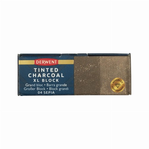 2306204 Derwent Tinted Charcoal XL Block Sepia Packaging .JPG