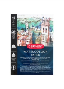 DERWENT WATERCOLOUR PAD A5 300GSM 12 ARK / 2301969
