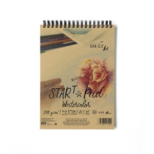SMLTArt Blok STARt Watercolor A5 spirala 240g 20ark  5AS-20(240)TS/FSC