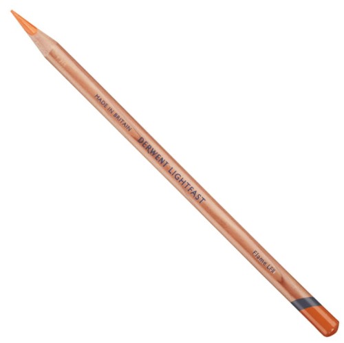 Derwent Lightfast kredka artystyczna 0712 FLAME 2305702 kredka ukos.JPG