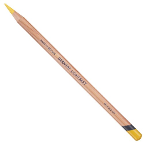 Derwent Lightfast kredka artystyczna 0651 MUSTARD 2305696 kredka ukos.JPG