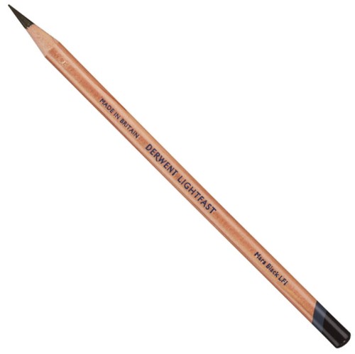 Derwent Lightfast kredka artystyczna 1269 MARS BLACK 2305757 kredka ukos.JPG