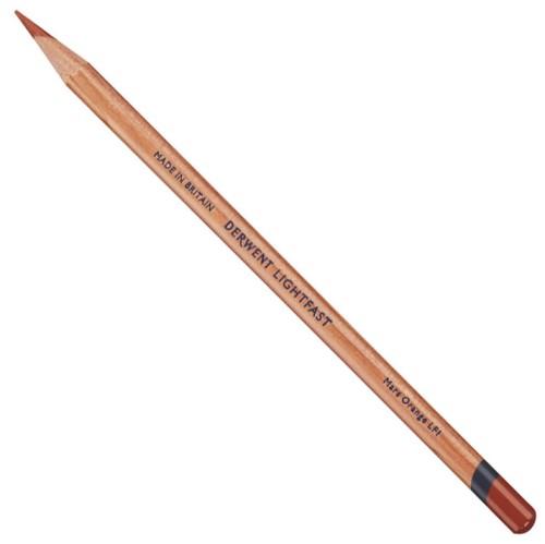Derwent Lightfast kredka artystyczna 1177 MARS ORANGE 2305748 kredka ukos.JPG