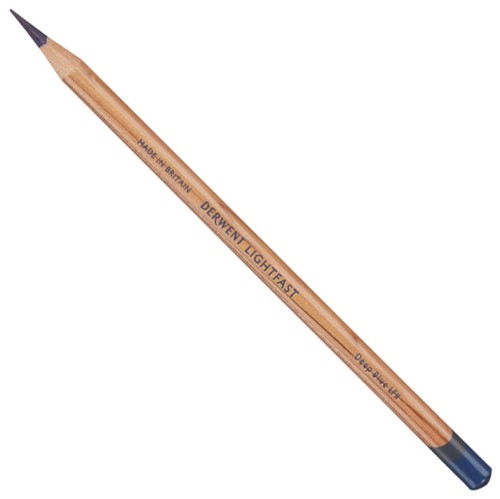 Derwent Lightfast kredka artystyczna 0873 DEEP BLUE 2305718 kredka ukos.JPG