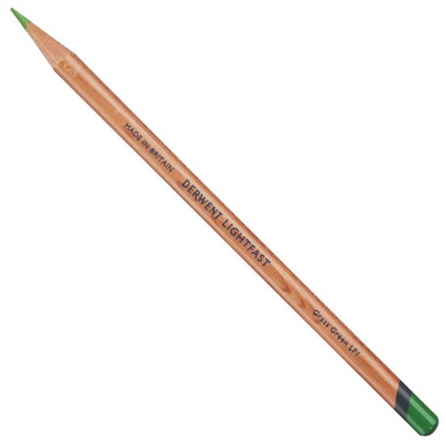 Derwent Lightfast kredka artystyczna 1085 GRASS GREEN 2305739 kredka ukos.JPG