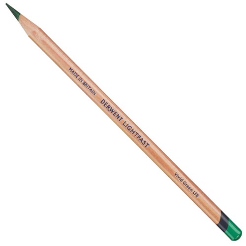 Derwent Lightfast kredka artystyczna 1030 VIVID GREEN 2305734 kredka ukos.JPG