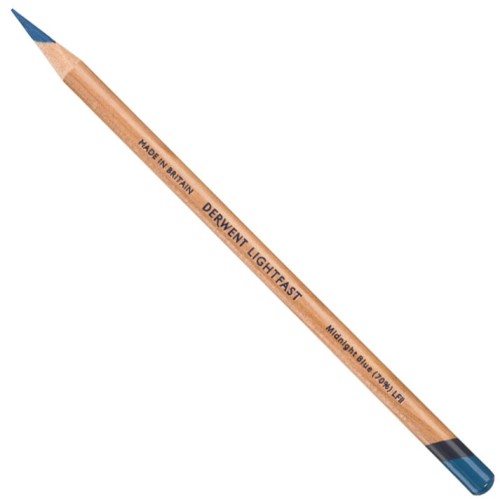 Derwent Lightfast kredka artystyczna 0910 MIDNIGHT BLUE (70_) 2305722 kredka ukos.JPG