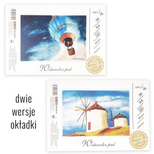 Blok SMLTArt Gold Watercolor A4 200gsm 20ark AS-20