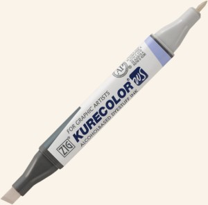 Marker Kurecolor Twin WS W01 WARM GRAY 01