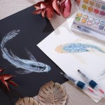 Derwent Zestaw 12 Kostek Metallic Watercolour Paint Pan set 2306246