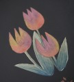 SMLTArt PRO Czarny syntetyczny papier - kredka Drawing tulipany ukos 1500pxl.jpg
