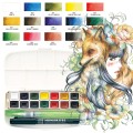 Kuretake Zig Transparent Watercolor Set 14kolorów WSKG301-1 miniatura rozbudowana.jpg