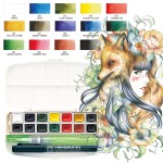 Kuretake Zig Transparent Watercolor Set 14kolorów WSKG301-1