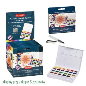 Derwent Zestaw 24 Kostek Watercolour Paint Pan set 2306260