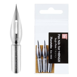 Kuretake ZIG CARTOONIST MANGA PEN NIB - stalówka SAJI PEN 3szt. - CNPN-01C