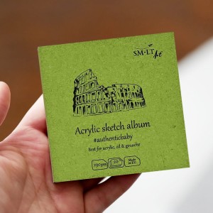 SMLTArt Authentic Baby Acrylic bloczek 9x9 290g 20ark FB-20(290)/9