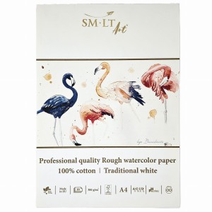 SMLTArt Professional Watercolor ROUGH 100% bawełny A4 klejony 300g 10ark AS-10(300)/R/PRO/FSC