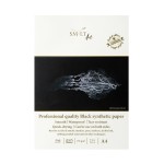 SMLTArt PRO Czarny blok syntetyczny A4 155g 10ark PS-10(155)/PRO/BLACK/FSC
