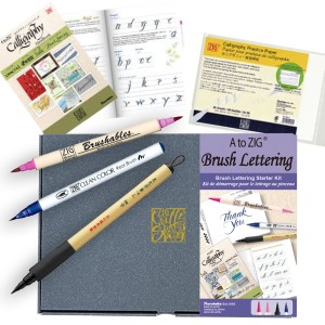 Kuretake Zestaw do nauki kaligrafii BRUSH LETTERING STARTER  ECF101-006