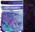 Kuretake Gansai Tambi 780 Granulating Cosmic Violet wzornik.JPG