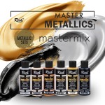 Rich Zestaw Metalicznych Farb Akrylowych 6X60ml 14295 Mastermix Metallic Acrylic Set 