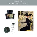 Kuretake Atrament Ink-Cafe Art Noveau CONCRETE GRAY ECF060-539 kolaż.jpg