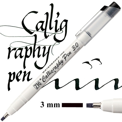 Kuretake Calligraphy Pen Square 3mm PC-310.jpg