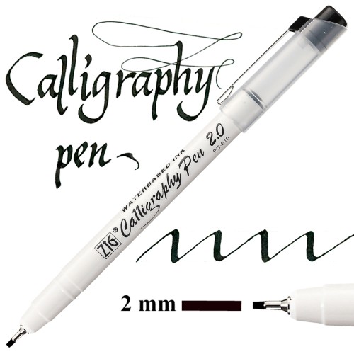 Kuretake Calligraphy Pen Square 2mm PC-210.jpg