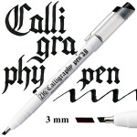 Kuretake ZIG Calligraphy Pen OBLIQUE 3.0 3mm 010 BLACK PC-300/010