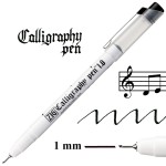 Kuretake ZIG Calligraphy Pen OBLIQUE 1.0 1mm 010 BLACK PC-100/010