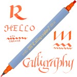 Kuretake ZIG Calligraphy II 2mm & 3,5mm 070 ORANGE TC-3100/070
